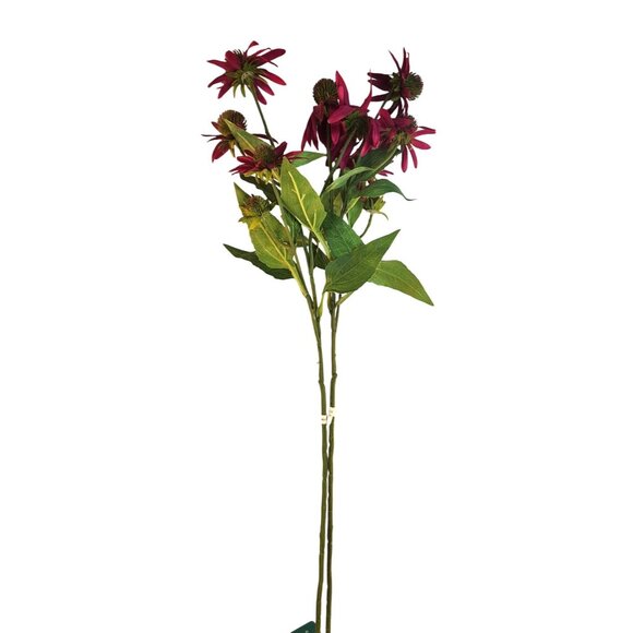 Artificial Coneflower Stems 2-Stem Bunch 26" Long Floral Arrangement - Picture 2 of 7